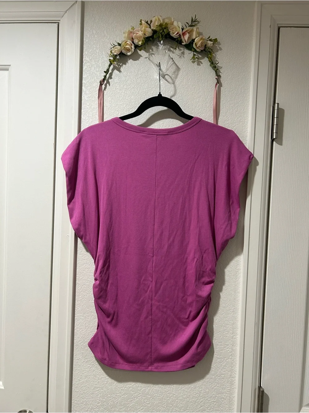 Montgomery Post Ruched Rib Knit Top - Picture 4 of 4